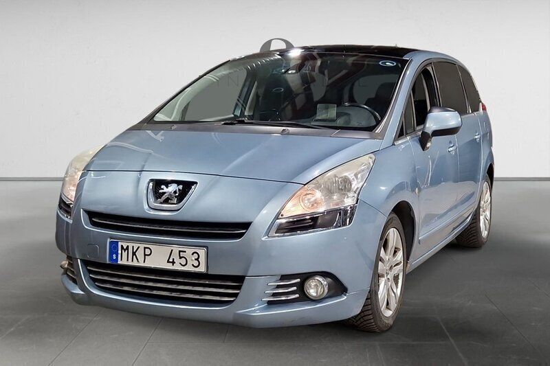 Ljusblå Begagnad 2010 Peugeot 5008 Minibuss | 24 900 kr (Superpris) - Bild 1/3