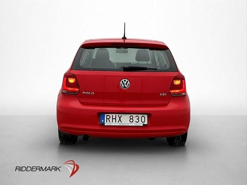 Begagnad VW Polo 90 HK (66 kW) 2012 Röd Halvkombi