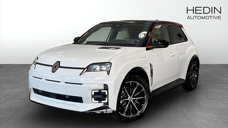 Vit (white) Ny 2025 Renault R5 Iconic Halvkombi | 435 600 kr - Bild 1/4