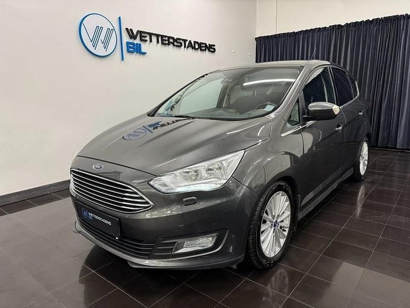 Grå Begagnad 2016 Ford C-MAX Titanium Minibuss | 78 900 kr (Marknadspris) - Bild 1/4