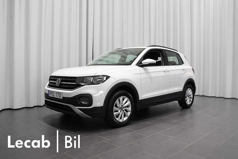 Vit Begagnad 2023 VW T-Cross SUV | 189 500 kr (Marknadspris) - Bild 1/4