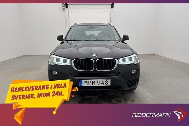 Begagnad BMW X3 190 HK (139 kW) 2014 Svart SUV
