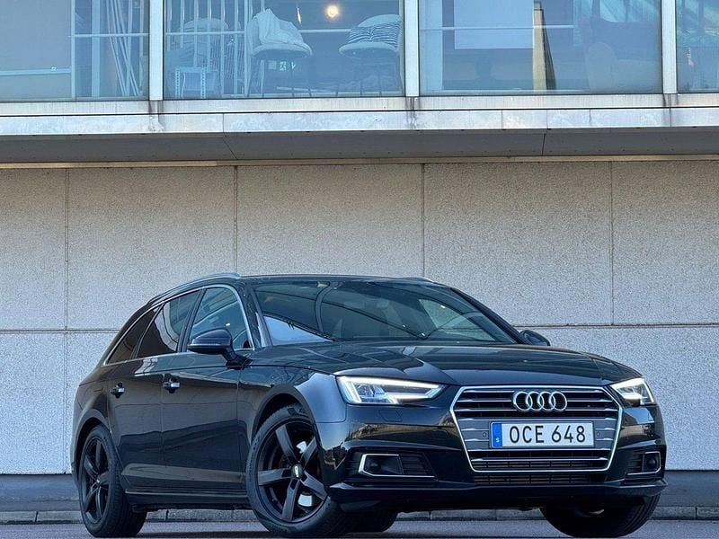 Svart Begagnad 2018 Audi A4 Kombi | 219 900 kr (Marknadspris) - Bild 1/4