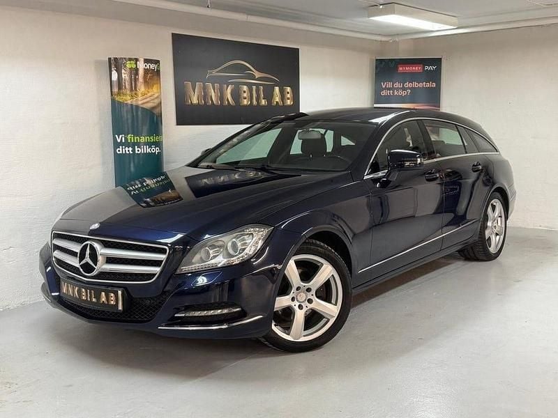 Blå Begagnad 2014 Mercedes CLS250 Shooting Brake Kombi | 149 900 kr - Bild 1/4