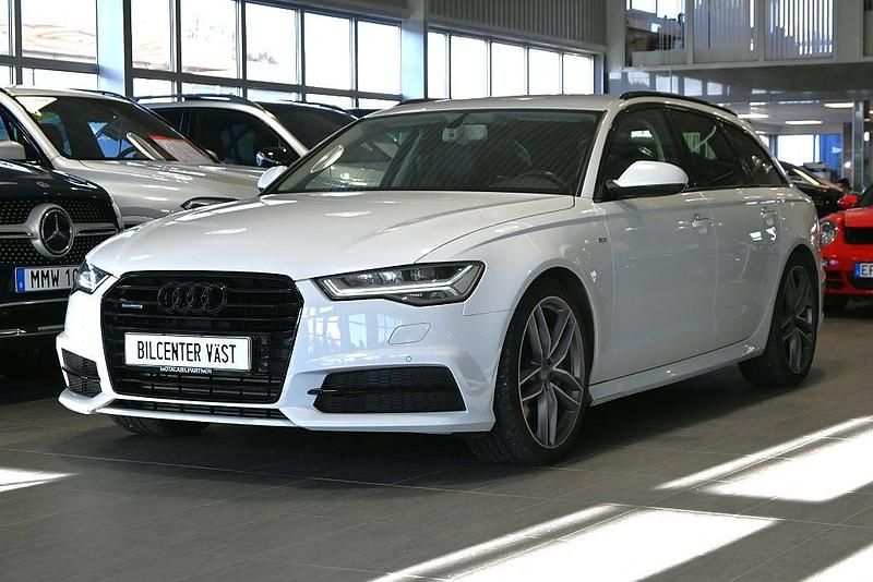 Begagnad Audi A6 S-Line 272 HK (200 kW) 2015 Vit Kombi