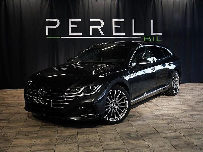 Mörkgrå Begagnad 2020 VW Arteon R-line Kombi | 319 000 kr (Marknadspris) - Bild 1/4