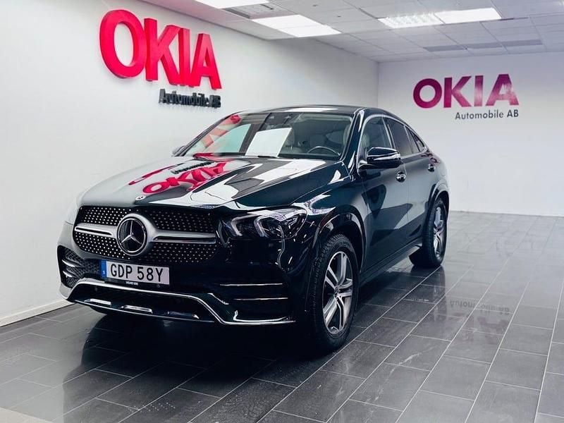 Begagnad Mercedes GLE350 AMG line 320 HK (235 kW) 2022 Grön Sportkupé