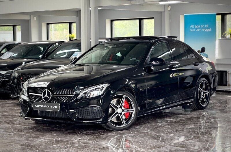Svart Begagnad 2016 Mercedes C43 AMG AMG Sedan | 429 900 kr (Lite dyr) - Bild 1/4
