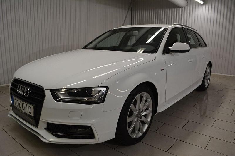 Vit Begagnad 2015 Audi A4 S-Line Kombi | 119 000 kr (Bra pris) - Bild 1/3