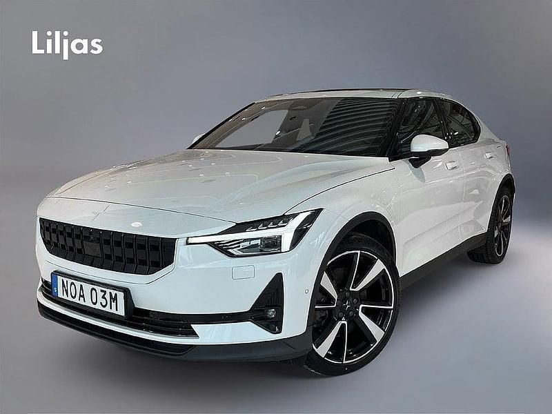 Begagnad Polestar 2 Pilot 309 kW (421 HK) 2020 Vit Halvkombi