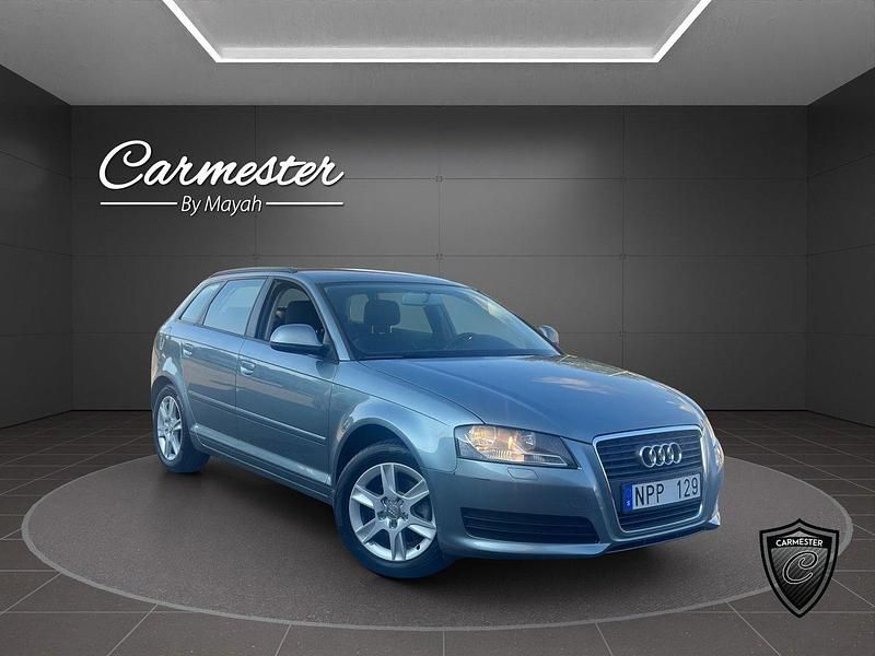 Grå Begagnad 2009 Audi A3 Sportback Comfort Halvkombi | 79 990 kr (Lite dyr) - Bild 1/4