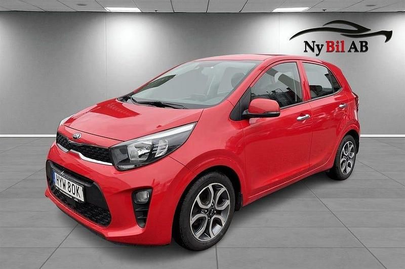 Röd Begagnad 2021 Kia Picanto Advance Halvkombi | 99 000 kr (Marknadspris) - Bild 1/4