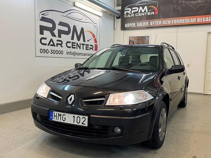 Begagnad Renault Mégane GrandTour 105 HK (77 kW) 2008 Svart Kombi