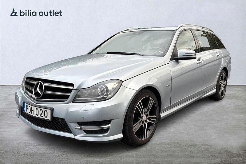 Silver Begagnad 2014 Mercedes C220 Kombi | 134 900 kr (Bra pris) - Bild 1/4