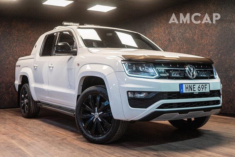 Vit Begagnad 2019 VW Amarok Aventura Pickup | 569 500 kr (Dyr) - Bild 1/4