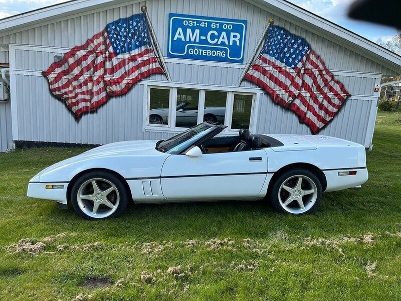 Vit Begagnad 1990 Chevrolet Corvette Cab | 125 000 kr - Bild 1/4