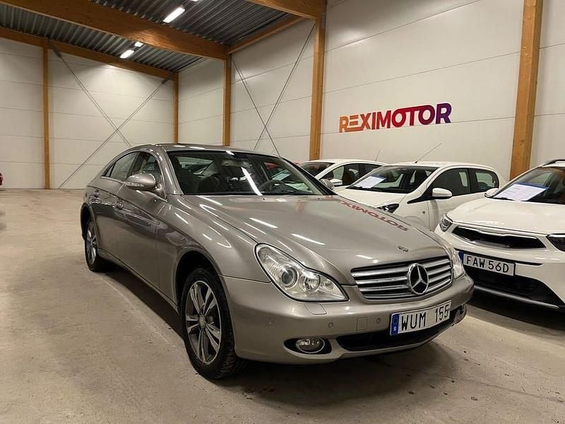 Begagnad Mercedes CLS350 272 HK (200 kW) 2005 Silver Sportkupé