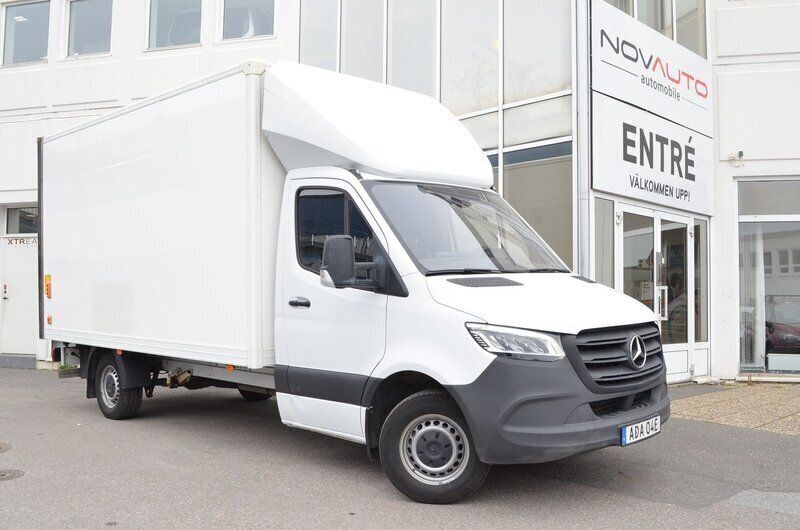 Vit Begagnad 2021 Mercedes Sprinter Van | 389 000 kr (Marknadspris) - Bild 1/4