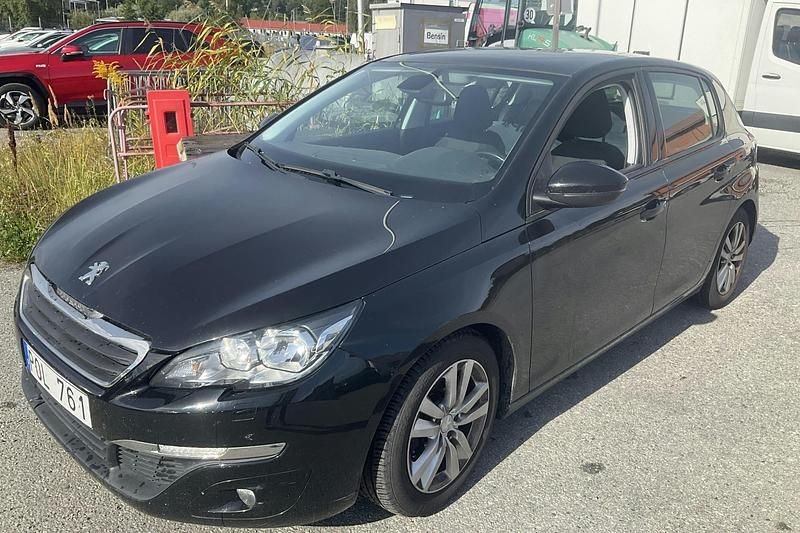 Svart Begagnad 2013 Peugeot 308 Active | 69 000 kr (Marknadspris) - Bild 1/3