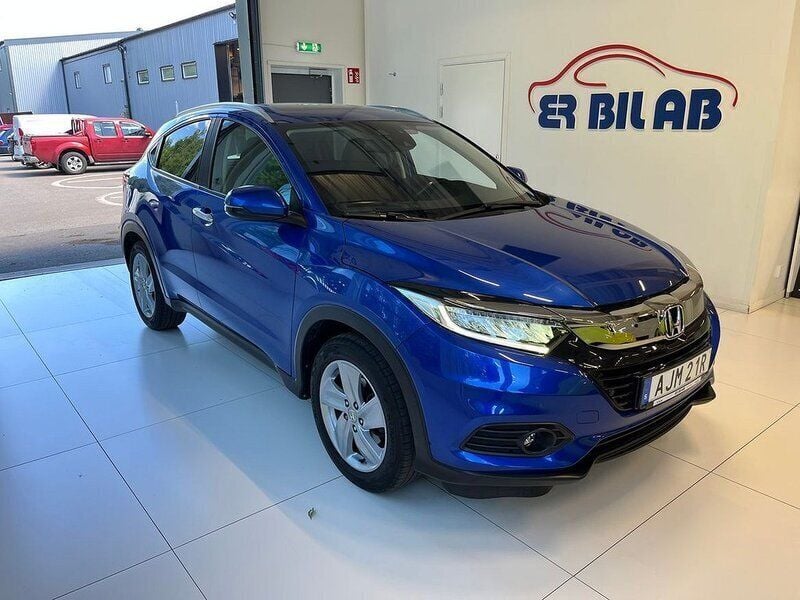 Blå Begagnad 2019 Honda HR-V Executive SUV | 199 900 kr (Marknadspris) - Bild 1/4