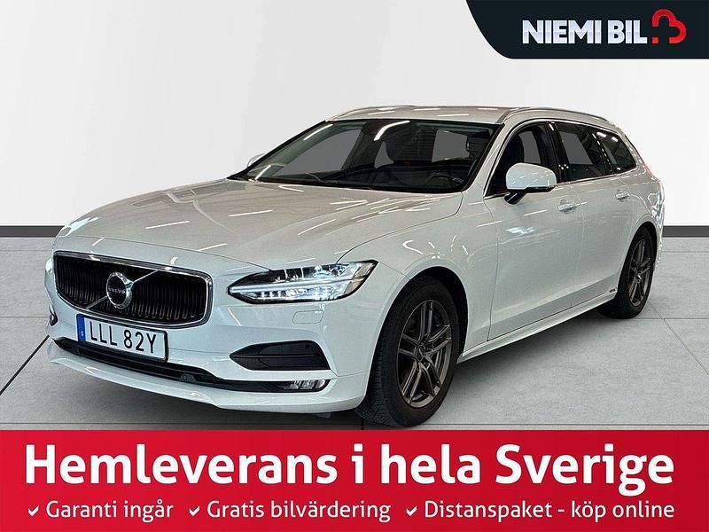 Vit Begagnad 2019 Volvo V90 Momentum Kombi | 329 900 kr (Marknadspris) - Bild 1/3