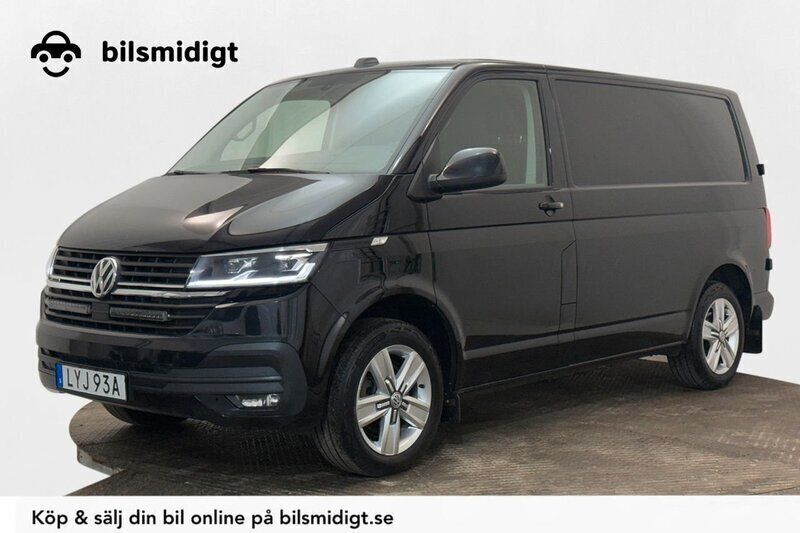 Svart Begagnad 2021 VW T6.1 Van | 379 900 kr (Superpris) - Bild 1/3