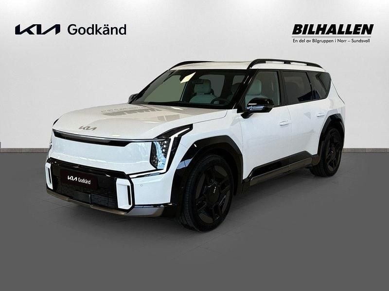 Vit Begagnad 2025 Kia EV9 GT-Line SUV | 799 900 kr (Marknadspris) - Bild 1/4
