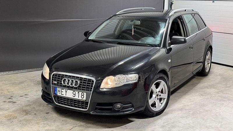 Svart Begagnad 2007 Audi A4 S-Line Kombi | 39 800 kr (Marknadspris) - Bild 1/4