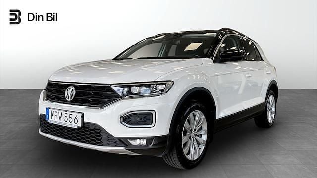 Vit Begagnad 2018 VW T-Roc Style SUV | 159 800 kr (Bra pris) - Bild 1/4