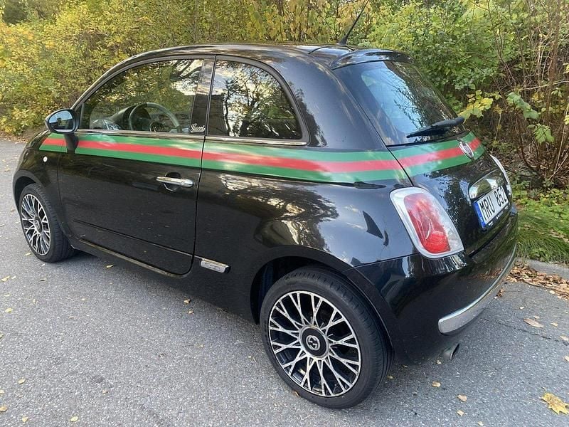 Svart Begagnad 2012 Fiat 500 Halvkombi | 89 000 kr - Bild 1/4