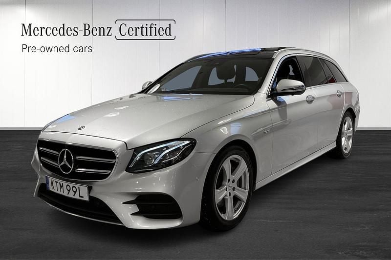 Begagnad Mercedes E200 AMG 160 HK (117 kW) 2019 Silver Kombi