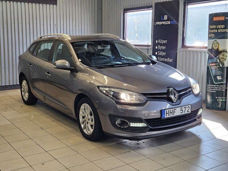 Grå Begagnad 2014 Renault Mégane GrandTour Kombi | 59 900 kr (Marknadspris) - Bild 1/4