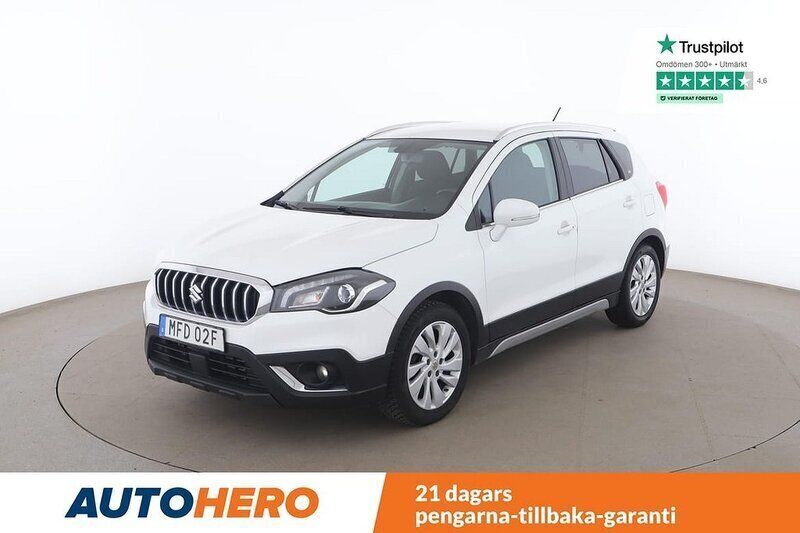 Vit Begagnad 2019 Suzuki SX4 S-Cross SUV | 121 000 kr - Bild 1/4