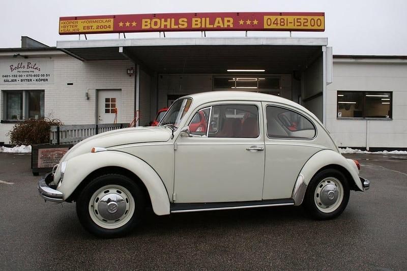 Vit Begagnad 1969 VW Beetle Sedan | 89 000 kr - Bild 1/4