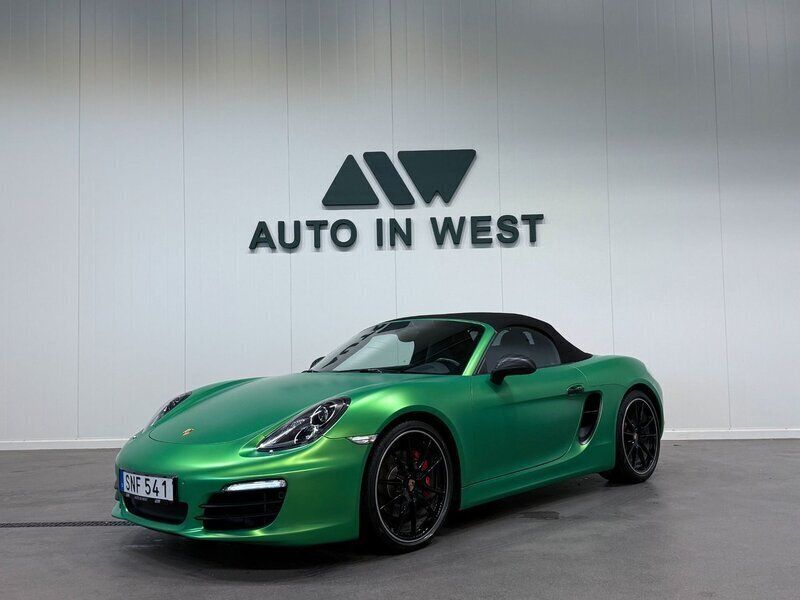 Grön (vit) Begagnad 2014 Porsche Boxster S Cab | 629 900 kr - Bild 1/4