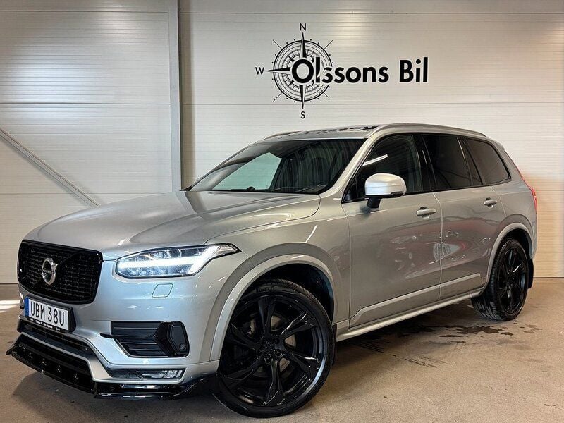 Silver Begagnad 2019 Volvo XC90 R-Design SUV | 479 800 kr (Dyr) - Bild 1/4