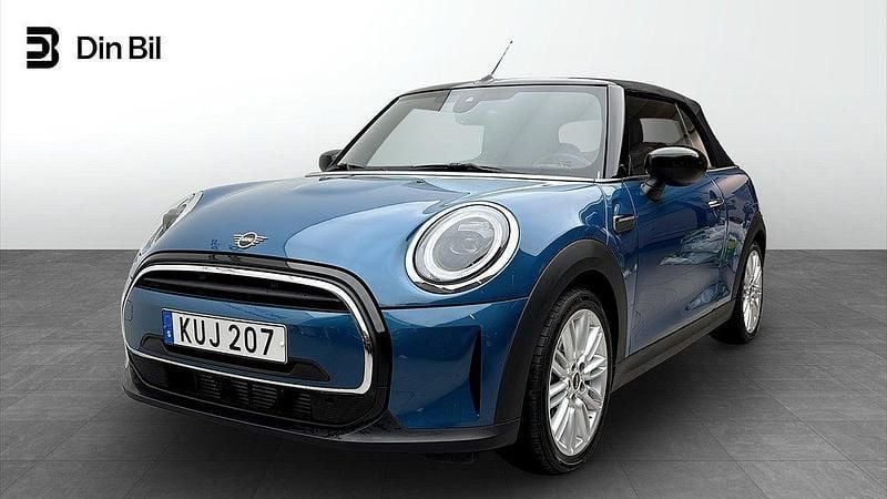 Blå Begagnad 2022 Mini Cooper Cabriolet Cab | 254 900 kr (Marknadspris) - Bild 1/4