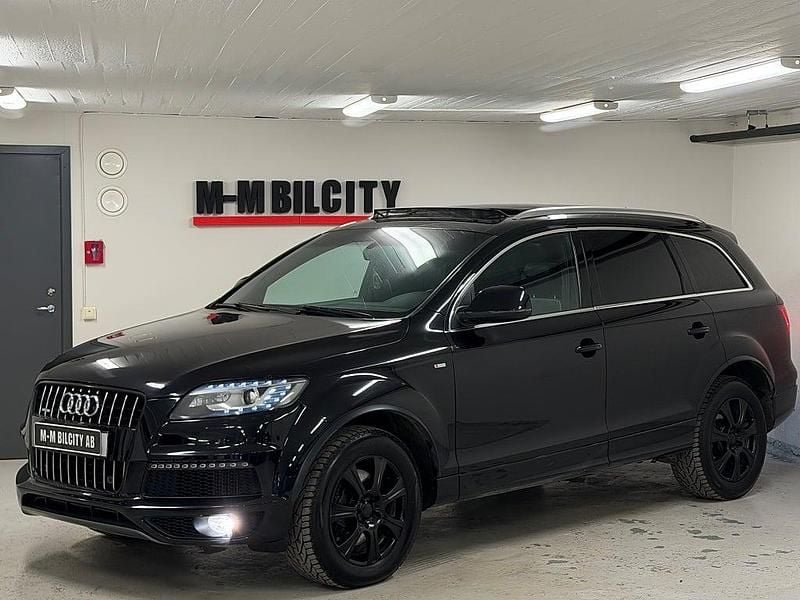 Begagnad Audi Q7 S-Line 239 HK (175 kW) 2010 Grå SUV