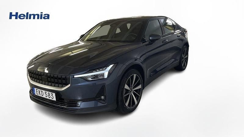 Mörkblå (blå) Begagnad 2021 Polestar 2 Pilot Sedan | 409 000 kr (Marknadspris) - Bild 1/4