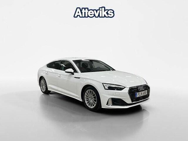 Vit Begagnad 2020 Audi A5 Sportback Proline Halvkombi | 299 900 kr (Marknadspris) - Bild 1/4