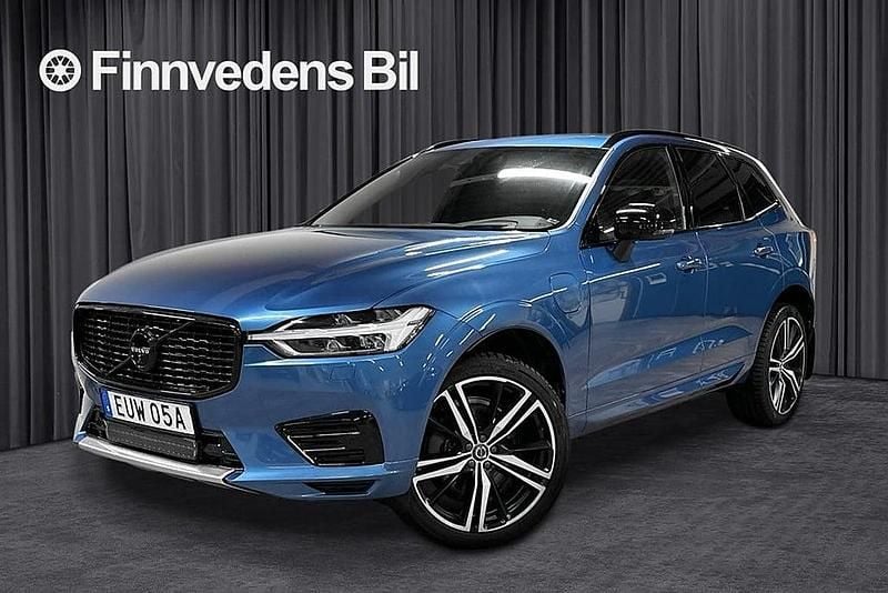 Begagnad Volvo XC60 R-Design 303 HK (222 kW) 2019 Blå SUV