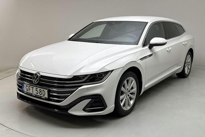 Vit Begagnad 2021 VW Arteon R-line | 279 000 kr (Bra pris) - Bild 1/4