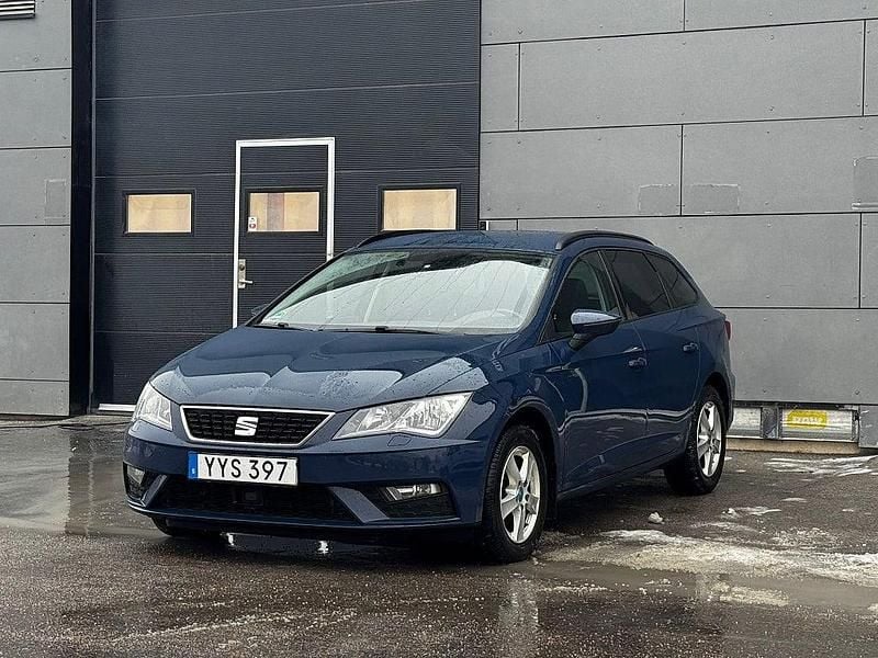 Begagnad Seat Leon ST Style 116 HK (85 kW) 2017 Blå Kombi