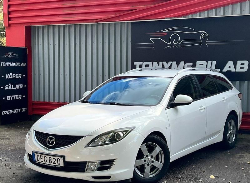 Vit Begagnad 2008 Mazda 6 Kombi | 37 900 kr (Dyr) - Bild 1/4