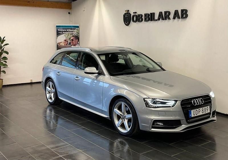 Silver Begagnad 2015 Audi A4 Kombi | 164 900 kr (Marknadspris) - Bild 1/4