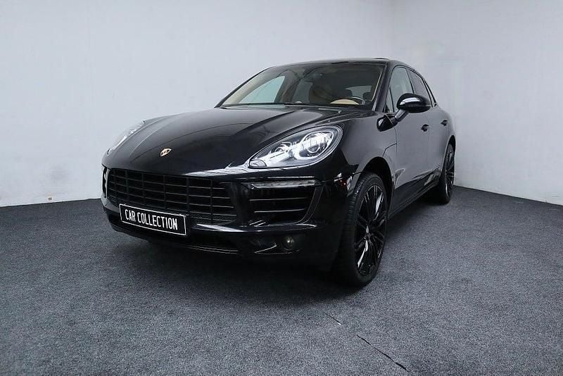 Svart Begagnad 2015 Porsche Macan S Sport SUV | 239 900 kr (Marknadspris) - Bild 1/4