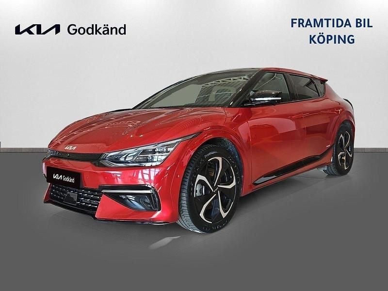 Röd Begagnad 2021 Kia EV6 4 SUV | 479 500 kr (Marknadspris) - Bild 1/4