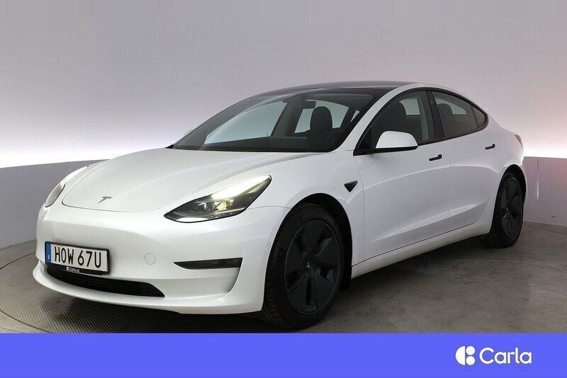 Null Begagnad 2021 Tesla Model 3 Long Range Sedan | 290 900 kr (Marknadspris) - Bild 1/3