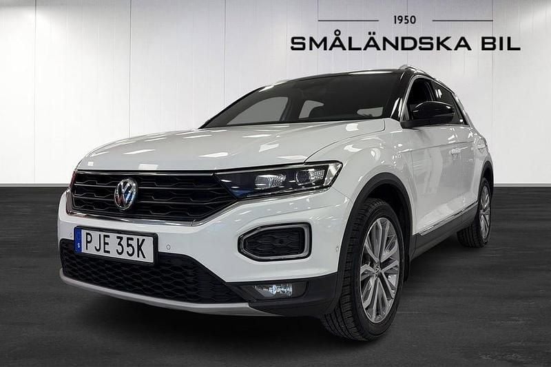 Vit Begagnad 2019 VW T-Roc GT SUV | 179 000 kr (Superpris) - Bild 1/4