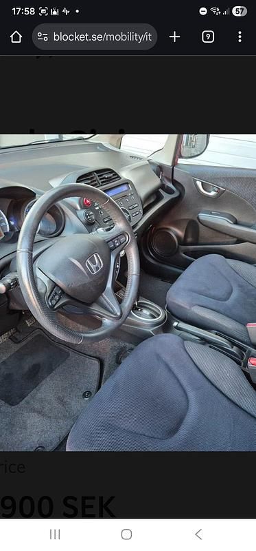Begagnad Honda Jazz 102 HK (75 kW) 2012 Halvkombi